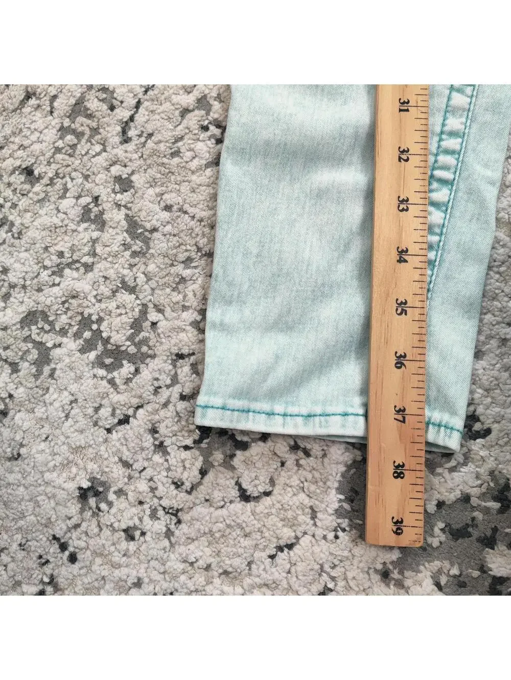 True Religion Super Skinny Jeans Size 29 Light Acid Wash - Picture 6 of 9